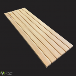 21mm x 42mm Siberian Larch Planed All Round Rounded 4 Corners Slats