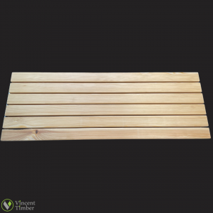 21mm x 42mm Siberian Larch Planed All Round Rounded 4 Corners Slats