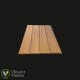 19mm x 142mm Thermally Modified Ayous Horizontal Cladding (U Channel – Secret Fixed) Kiln Dried