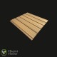 19mm x 142mm Thermally Modified Ayous Vertical Cladding (U Channel – Secret Fixed) Kiln Dried