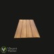 19mm x 142mm Thermally Modified Radiata Pine Vertical Cladding (U Channel – Secret Fixed) Kiln Dried
