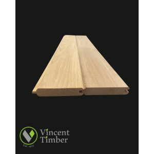16mm x 86mm Western Red Cedar V-Joint Face Fixed T&G Cladding 