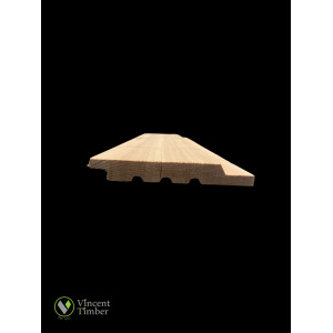 19mm x 142mm Canadian Douglas Fir 85/15 Grade Horizontal Half Lap Cladding KD