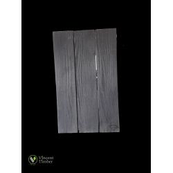 Siberian Larch 21 x 142 R4C Textured Face Home Grown British Larch KD Coated Coal Black